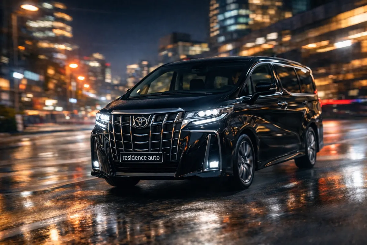 Toyota Alphard чёрный — аренда с водителем в Хабаровске