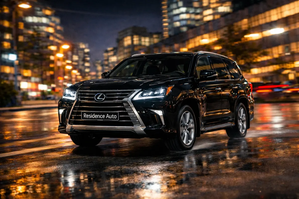 Lexus LX 570 чёрный — аренда с водителем в Хабаровске
